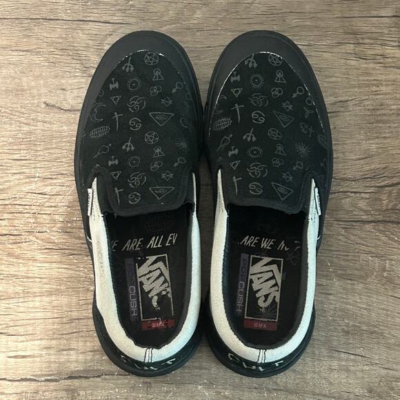 Vans Classic Slip-On X Cult BMX Men’s Athletic Skate Shoes Size 7 Black - Picture 7 of 8